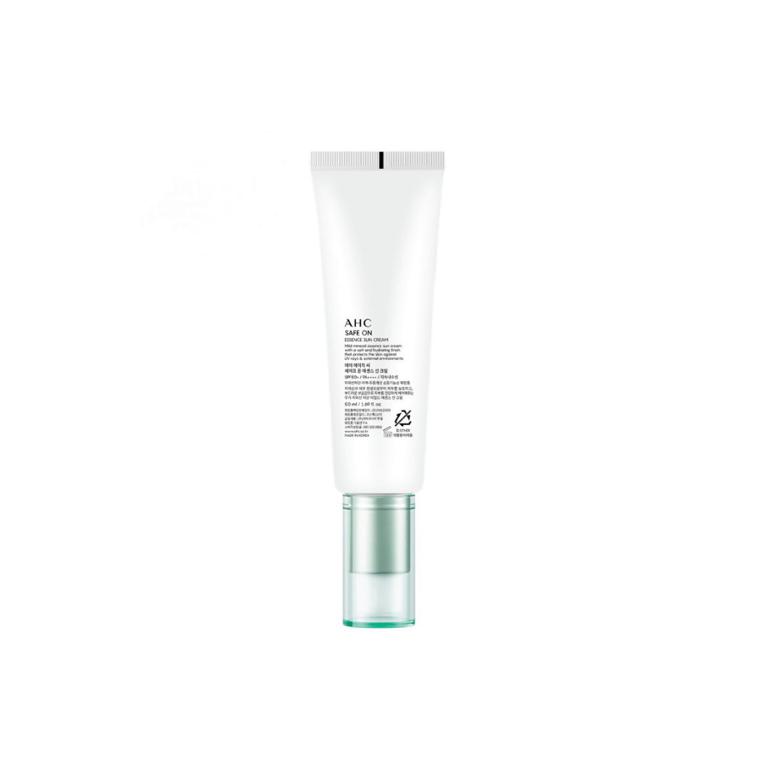 AHC Safe On Essence Sun Cream With SPF 50+ & PA++++ - Korean skincare | Swadesiicart