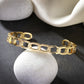 NVR Men's Set of 2 Gold & Black Rhodium-Plated Metal Cuff Bracelet - Swadesiicart