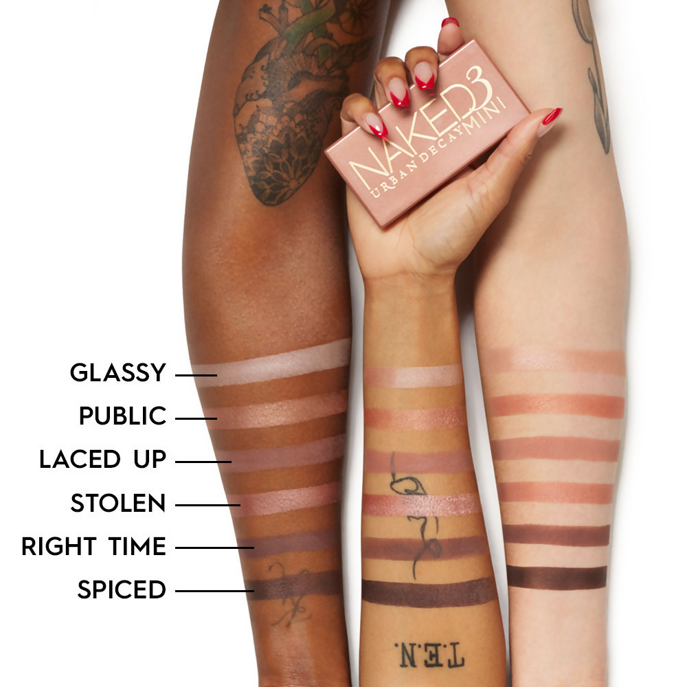 Urban Decay Naked 3 Mini Palette - Swadesiicart