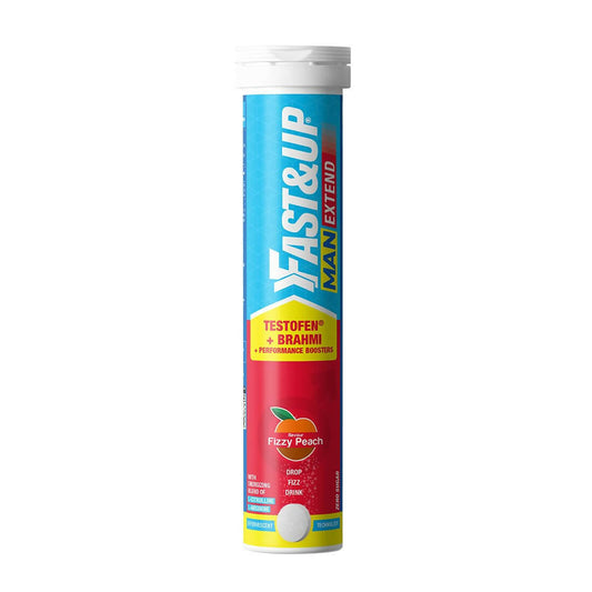 Fast&Up Man Extend Effervescent Tablets - Peach Flavor - Swadesiicart