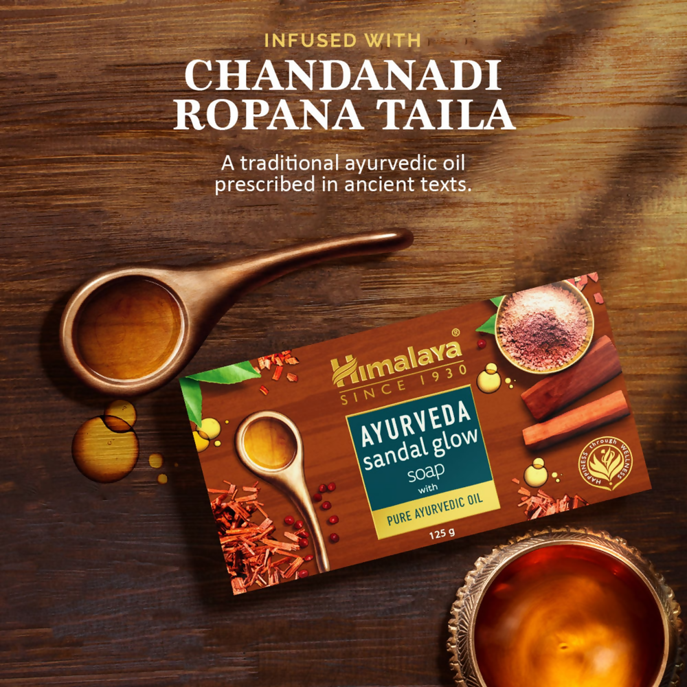 Himalaya Herbals Ayurveda Sandal Glow Soap - Swadesiicart