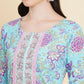 Designer Stylish skyblue Cotton Stitched Suit With Dupatta - Tanisha | Swadesiicart