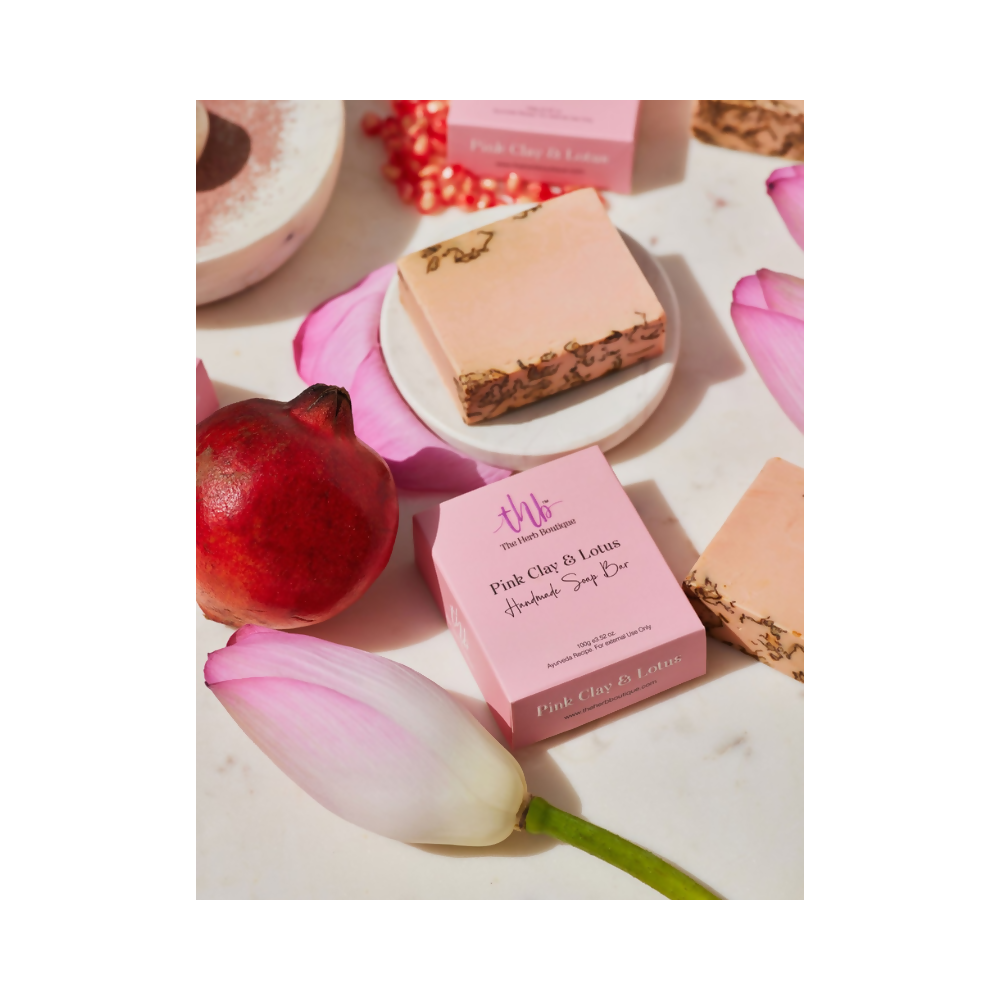 The Herb Boutique Rose And Charcoal Sugar Soap Bar - Swadesiicart