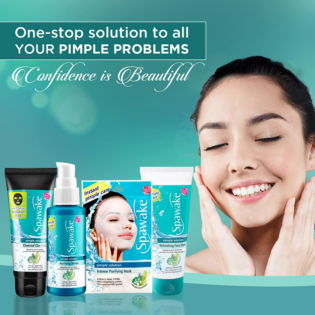 Spawake Anti Acne Care Pimple Solution Refreshing Face Wash - Swadesiicart