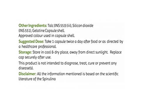 NLife Spirulina Capsules - Swadesiicart