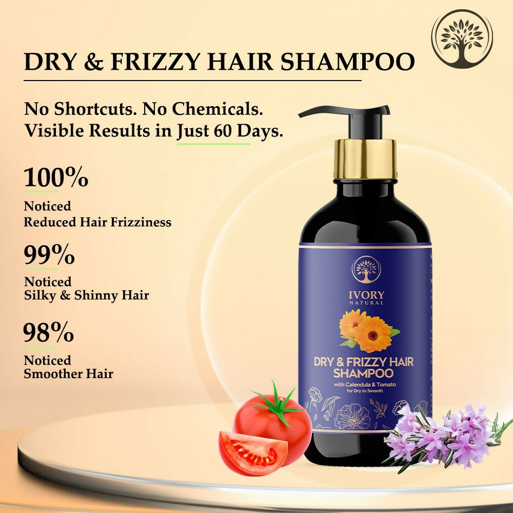Ivory Natural Dry Rough Hair Shampoo For Dry, Frizzy, Unmanaged Hair | Swadesiicart