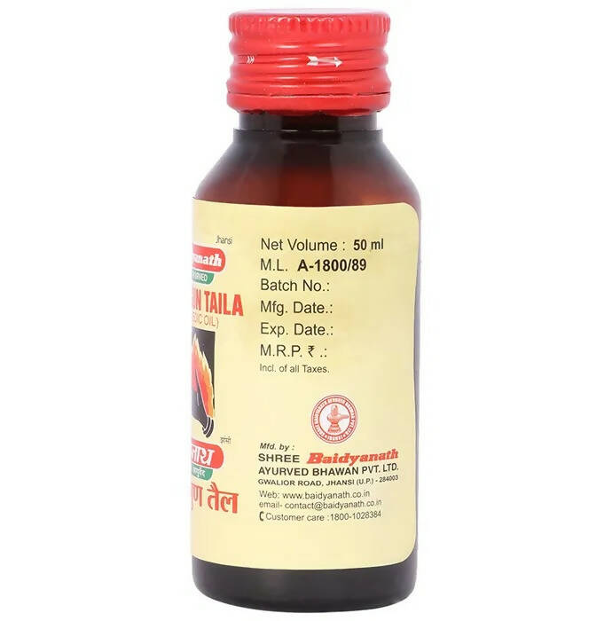 Baidyanath Jhansi Saptagun Taila - Swadesiicart