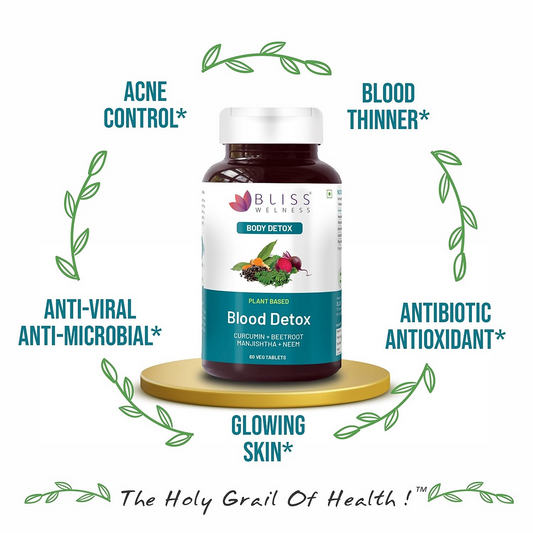 Bliss Welness Blood Detox Tablets - Swadesiicart