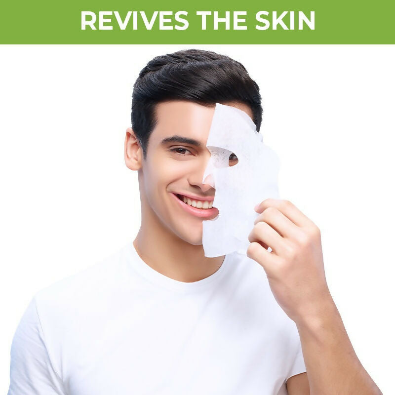 Nykaa Skin Secrets Indian Rituals Tulsi + Yogurt Sheet Mask For Clear & Moisturised Skin - Swadesiicart
