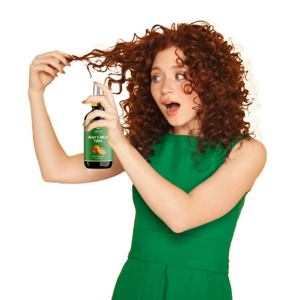 Ivory Natural Curly Hair Mist - Revitalize, Define, And Nourish Your Curly Hair | Swadesiicart