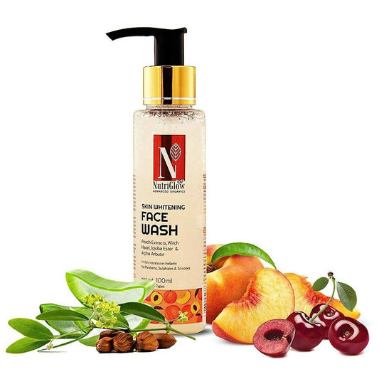 NutriGlow Advanced Organics Skin Whitening Face Wash - Nutriglow Cosmetics