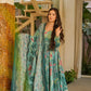 Aayaa Designer Cotton Silk Suit - Sky Blue