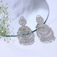 Diamond Chand Earrings- Ruby Raang | Swadesiicart
