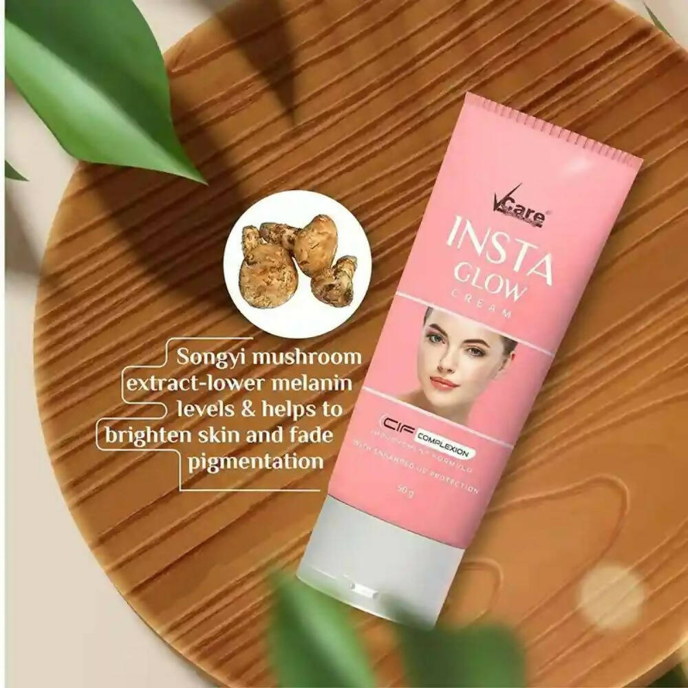 VCare Skin Brightening Insta Glow Cream - Swadesiicart