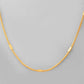 VOJ Women Gold-Polished Self Designed Pipe Chain | Swadesiicart