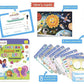 Braintastic Educational Game/Toys: Shapes, Pattern & Colors Reusable Activity Sheet for Kids (3-6 Years) with Free Puzzle