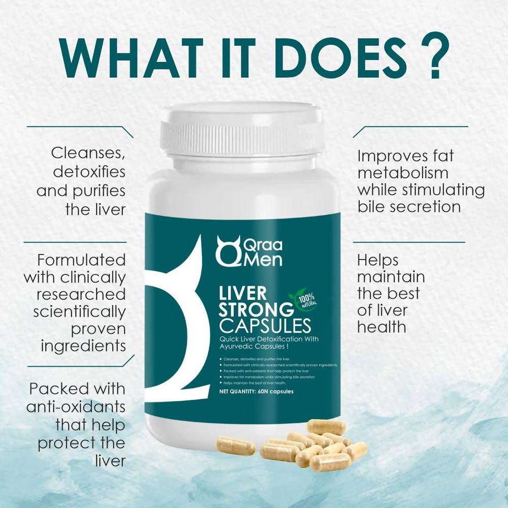 Qraa Liver Strong Capsules | Swadesiicart