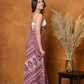 Very Much Indian Handblock Printed Cotton Saree With Natural Dyes - Pink | Swadesiicart