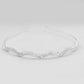VOJ Silver Plated AD Studded Wave Shaped Hairband | Swadesiicart