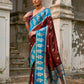 Vishnu Weaves Women's Coffee Kanchi Silk Woven Saree with Blouse - Swadesiicart