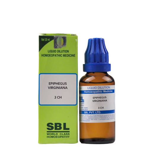 SBL Homeopathy Epiphegus Virginiana Dilution | Swadesiicart