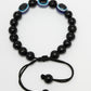 NVR Set of 2 Black Evil Eye Bracelet for Men's & Women - Swadesiicart