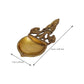 eCraftIndia Beige Ethnic Design Diya With Handle | Swadesiicart