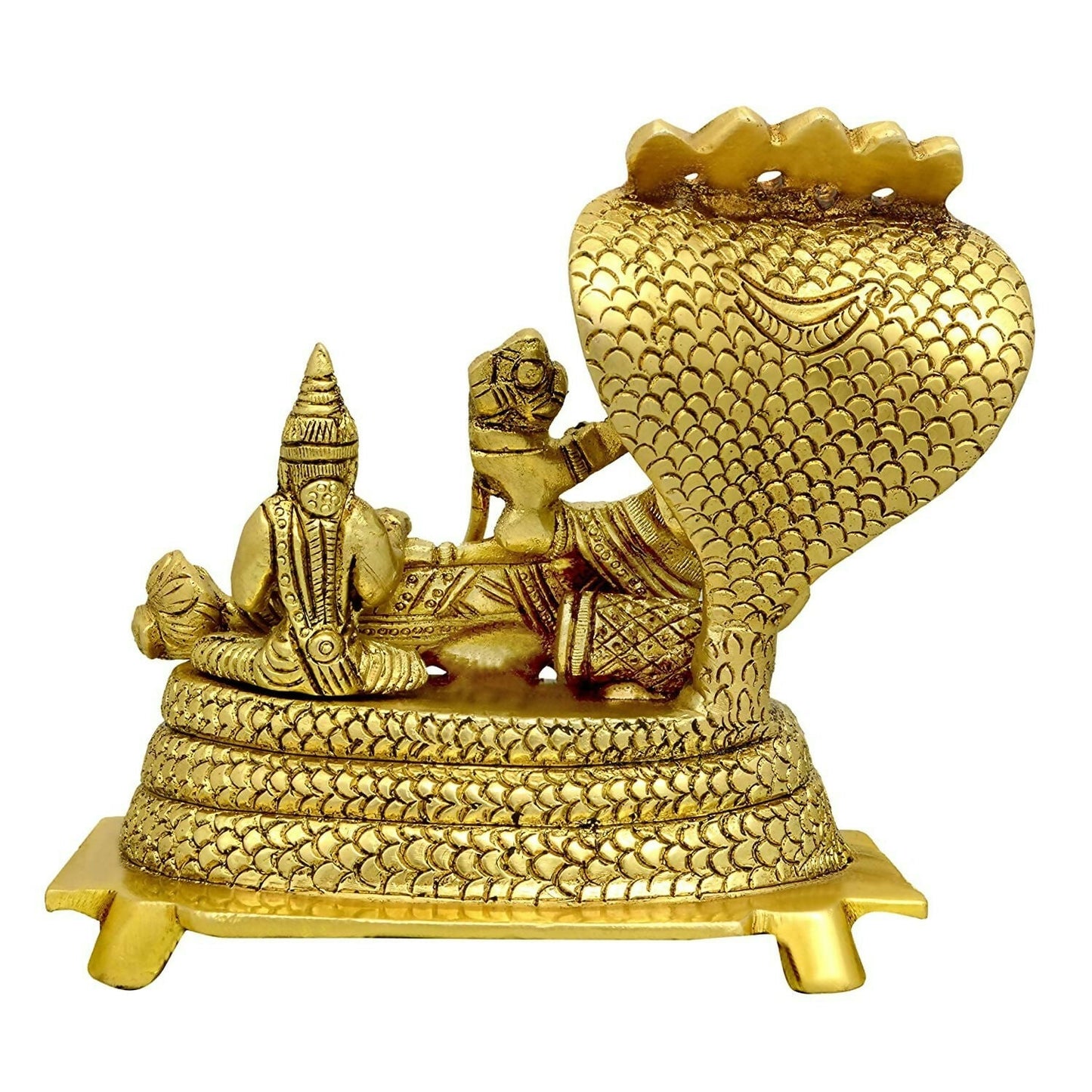 Umi Lord Vishnu and Lakshmi Maa On Shesha Naag - Swadesiicart