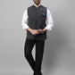 Even Apparels Men's Grey Nehru Jacket With Welt Pockets | Swadesiicart