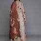 Ahalyaa Plus Size Round Neck Maxi Ethnic Dress With Dupatta | Swadesiicart