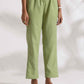 trueBrowns Green Slub Co-ord Set - Swadesiicart