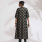 trueBrowns Green Foil Print Cotton Kurta Set | Swadesiicart