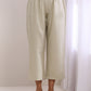 trueBrowns Light Grey Slub Gathered Kurta Pant Set | Swadesiicart