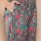 Ahalyaa Women Floral Printed Regular Gotta Patti Kurta with Trousers | Swadesiicart