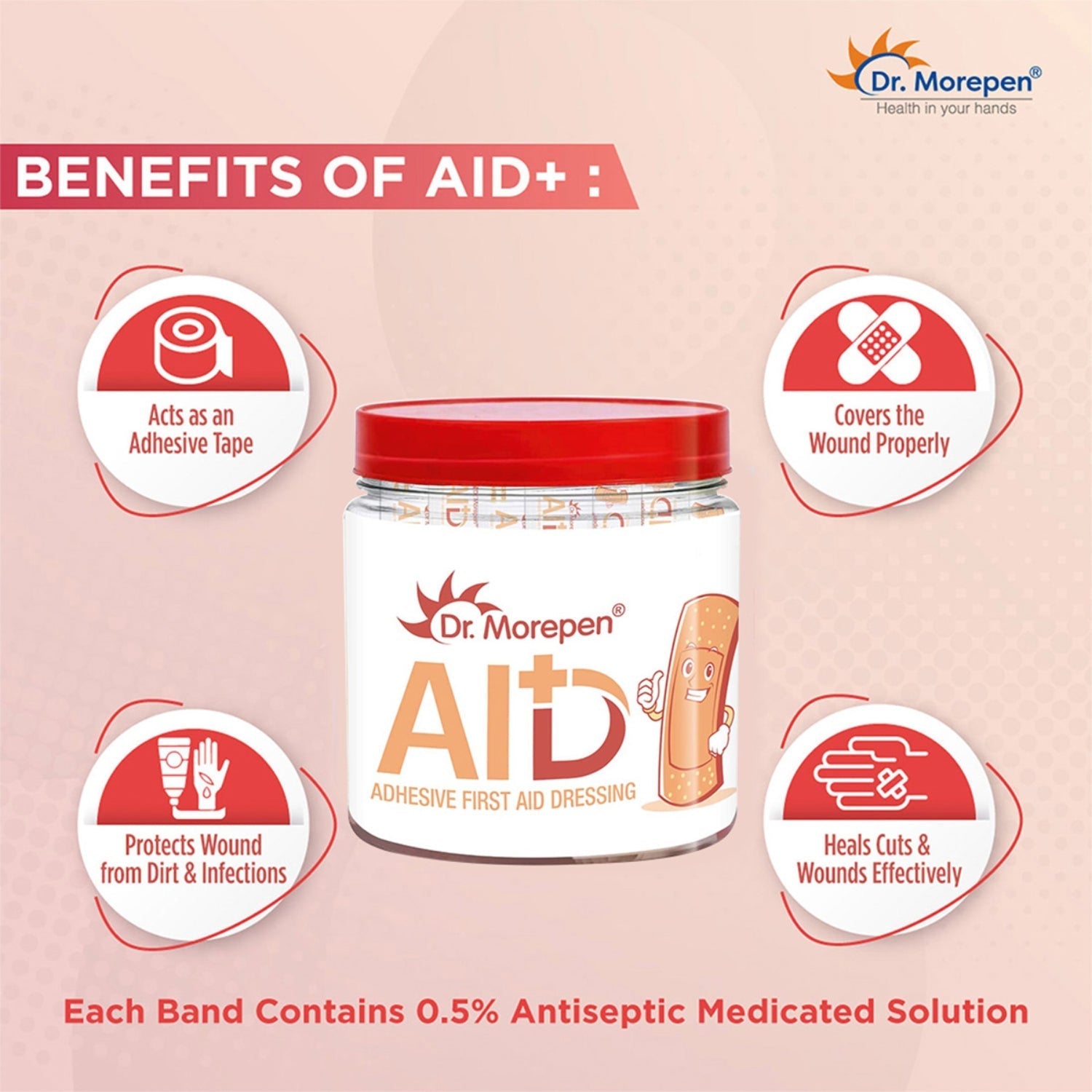 Dr Morpen Aid – Band-Aid Adhesive | Swadesiicart