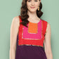 Ahalyaa Women Yoke Design Sequinned Crepe Kurta | Swadesiicart