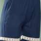 InWeave Women's Indigo Boota Sharara Set - Swadesiicart