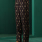 trueBrowns Men's Black Tonal Ikat Muslin Silk Printed Co-ord Set - Swadesiicart