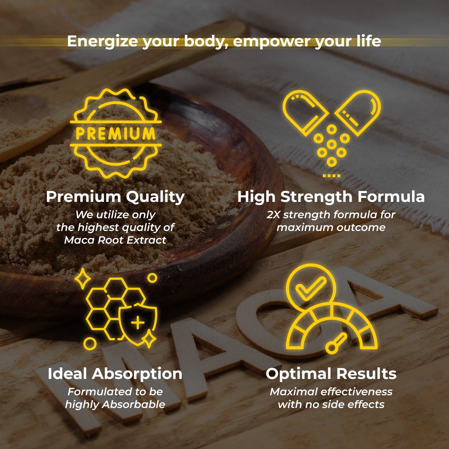 Health Veda Organics Maca Root Capsules | Swadesiicart