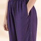 trueBrowns Purple Viscose Dobby Slit Kurta Pant Set | Swadesiicart