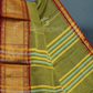 Kalanetha Green Leaf Coloured Pure Narayanpet Cotton Saree By Gayathri Reddy Designer Studio | Swadesiicart
