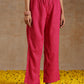 trueBrowns Pink Gold Cotton Short Co-Ord Set - Swadesiicart