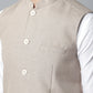 Even Apparels Men's Brown Nehru Jacket With Welt Pockets | Swadesiicart