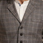 Even Apparels Men's Brown Waistcoat with Notched Lapel | Swadesiicart