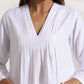 trueBrowns White Slub Co-ord Set - Swadesiicart