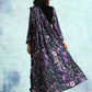 trueBrowns Black Printed Velvet Ready to Wear Saree | Swadesiicart