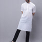 Even Apparels White Pure Cotton Short Sleeves Kurta With Band Collar | Swadesiicart