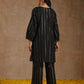 trueBrowns Black Gold Cotton Relaxed Co-Ord Set - Swadesiicart