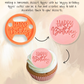 Confect Celebration Stencils Toppers Cutters | Celebration Topper Cutter (Happy Birthday 01)