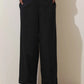trueBrowns Black Cotton Linen Co-Ord Set - Swadesiicart
